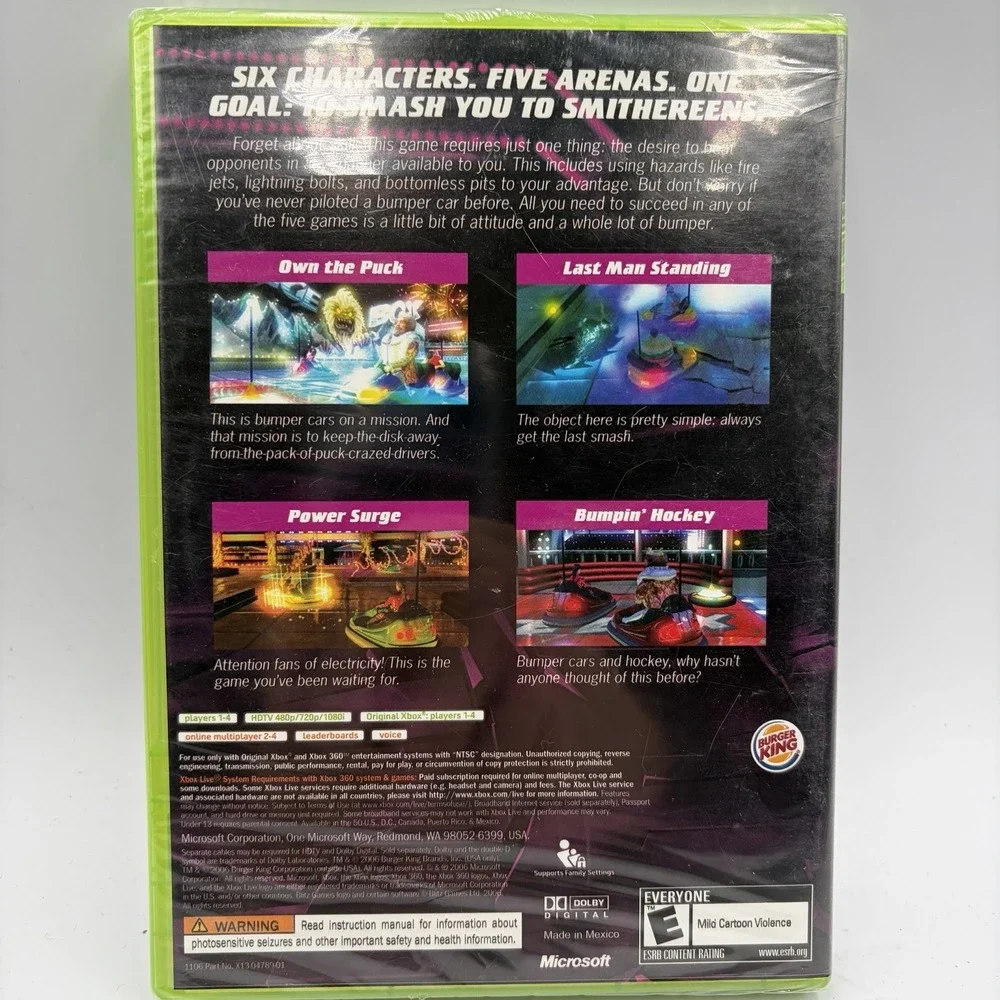 Big Bumpin Xbox Original Game Shrinkwrapped Case Insert Rated E Xbox Live Green